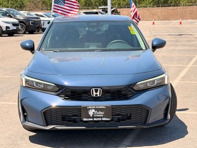 2025 Honda Civic — rear three-quarter view