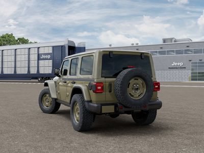2026 Jeep Wrangler — rear three-quarter view