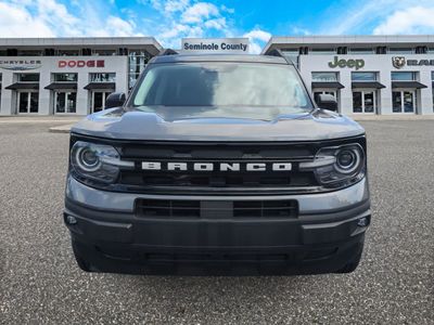 2022 Ford Bronco Sport — rear three-quarter view
