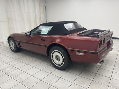 1987 Chevrolet Corvette — rear three-quarter view
