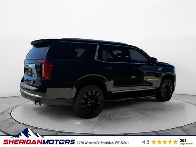 2021 GMC Yukon — rear three-quarter view