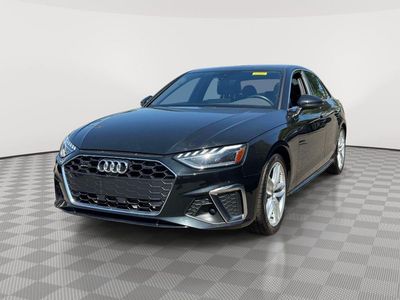 2024 Audi A4 — rear three-quarter view