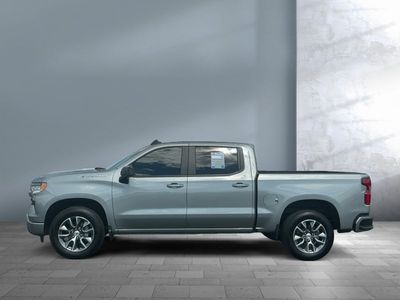 2025 Chevrolet Silverado — rear three-quarter view