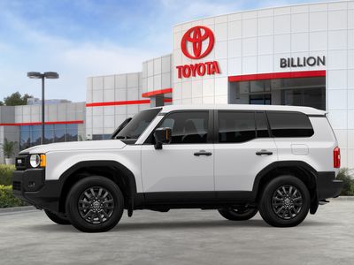 2027 Toyota Land Cruiser — rear three-quarter view