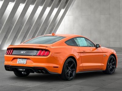 2021 Ford Mustang — rear three-quarter view