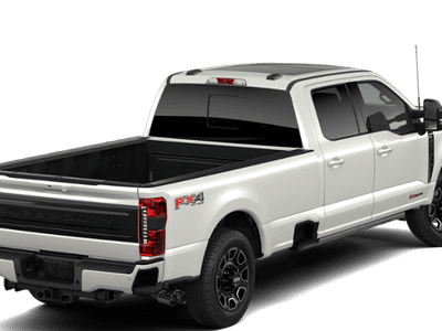 2026 Ford Super Duty — rear three-quarter view