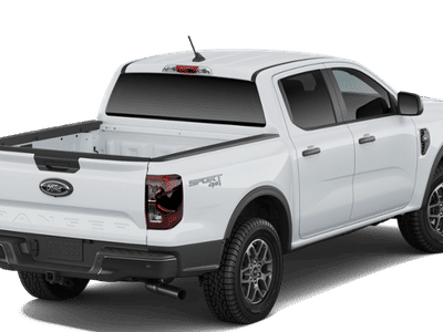 2026 Ford Ranger — rear three-quarter view