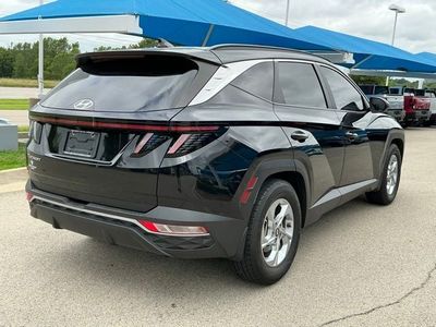 2022 Hyundai Tucson — rear three-quarter view