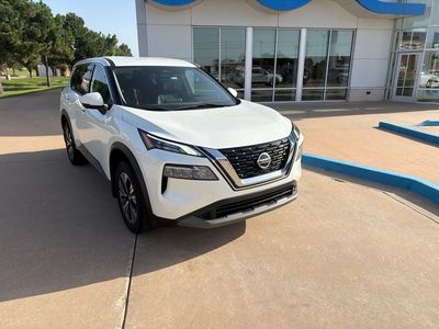 2021 Nissan Rogue — rear three-quarter view