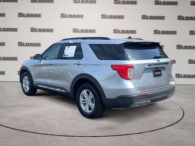 2021 Ford Explorer — rear three-quarter view