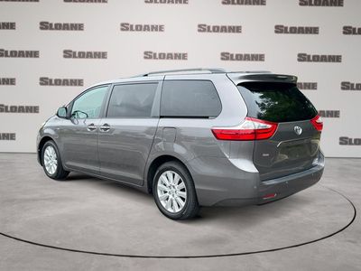 2017 Toyota Sienna — rear three-quarter view