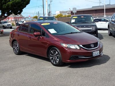 2014 Honda Civic — rear three-quarter view