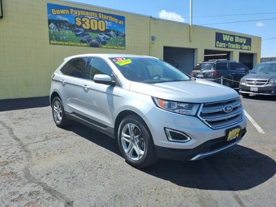 2018 Ford Edge — rear three-quarter view