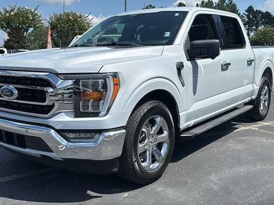 2021 Ford F-150 — rear three-quarter view