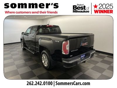 2015 GMC Canyon — rear three-quarter view