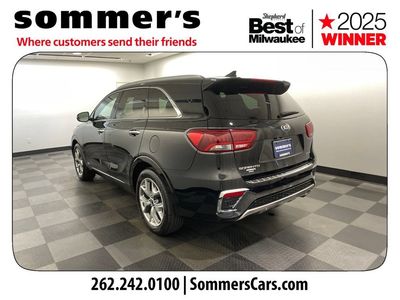 2020 Kia Sorento — rear three-quarter view