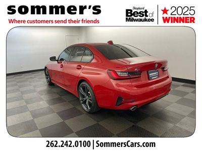 2022 BMW 3 Series — rear three-quarter view
