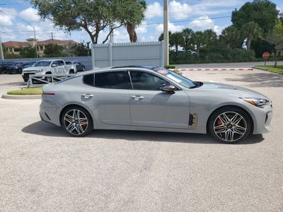 2022 Kia Stinger — rear three-quarter view