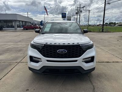 2022 Ford Explorer — rear three-quarter view