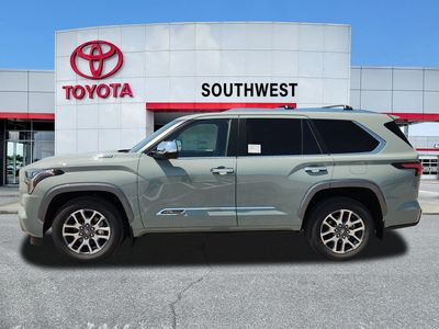 2026 Toyota Sequoia — rear three-quarter view
