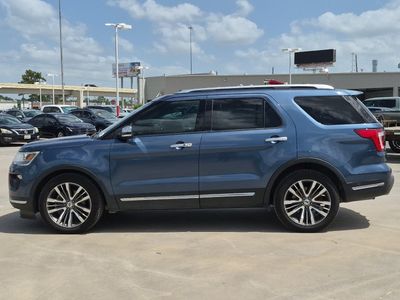 2018 Ford Explorer — rear three-quarter view