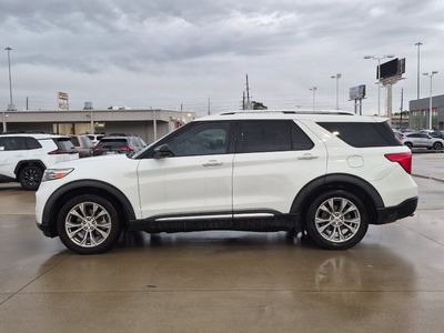 2020 Ford Explorer — rear three-quarter view