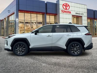2026 Toyota RAV4 — rear three-quarter view
