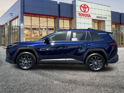 2026 Toyota RAV4 — rear three-quarter view