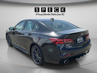 2020 Acura TLX — rear three-quarter view