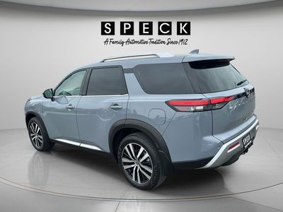 2025 Nissan Pathfinder — rear three-quarter view