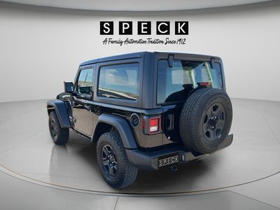 2019 Jeep Wrangler — rear three-quarter view