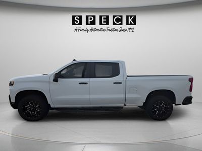 2021 Chevrolet Silverado — rear three-quarter view