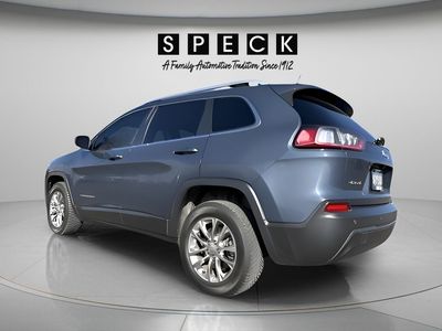 2021 Jeep Cherokee — rear three-quarter view