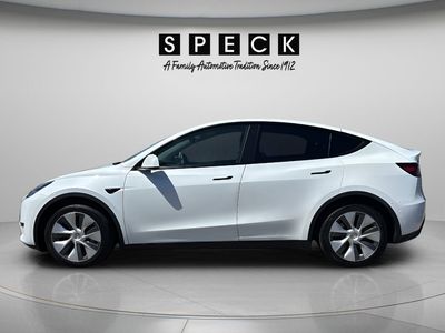 2021 Tesla Model Y — side profile view
