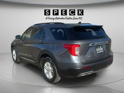 2024 Ford Explorer — rear three-quarter view