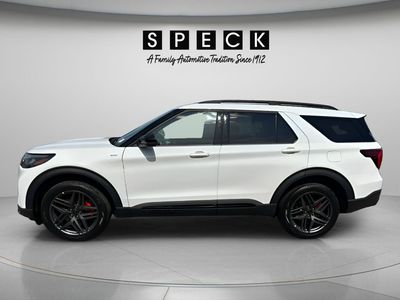 2026 Ford Explorer — rear three-quarter view