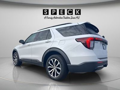 2025 Ford Explorer — rear three-quarter view
