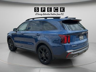 2024 Kia Sorento — rear three-quarter view