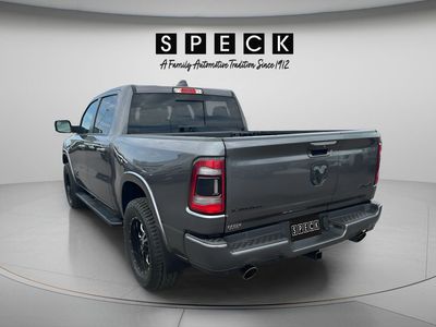 2020 RAM 1500 — rear three-quarter view