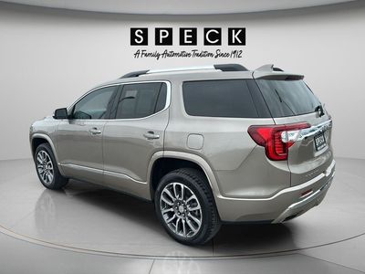 2022 GMC Acadia — rear three-quarter view