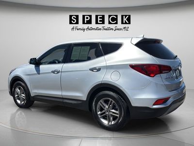 2017 Hyundai Santa Fe Sport — rear three-quarter view
