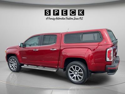 2019 GMC Canyon — rear three-quarter view