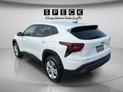 2025 Chevrolet Trax — rear three-quarter view