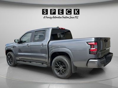 2026 Nissan Frontier — rear three-quarter view