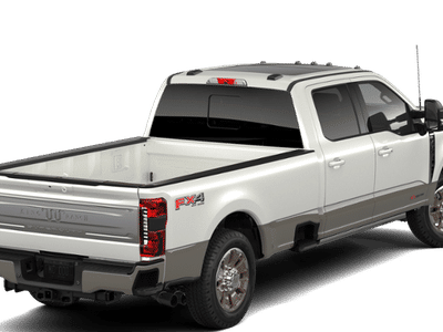 2026 Ford Super Duty — rear three-quarter view