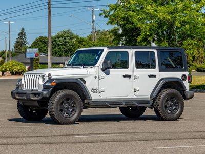2020 Jeep Wrangler — side profile view