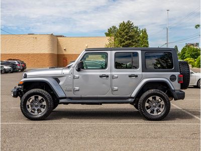 2018 Jeep Wrangler — rear three-quarter view
