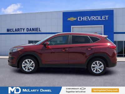 2019 Hyundai Tucson — rear three-quarter view
