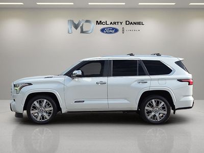 2026 Toyota Sequoia — rear three-quarter view