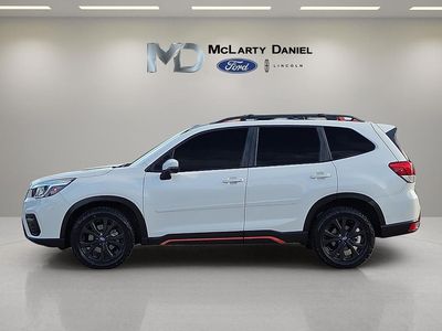 2019 Subaru Forester — rear three-quarter view